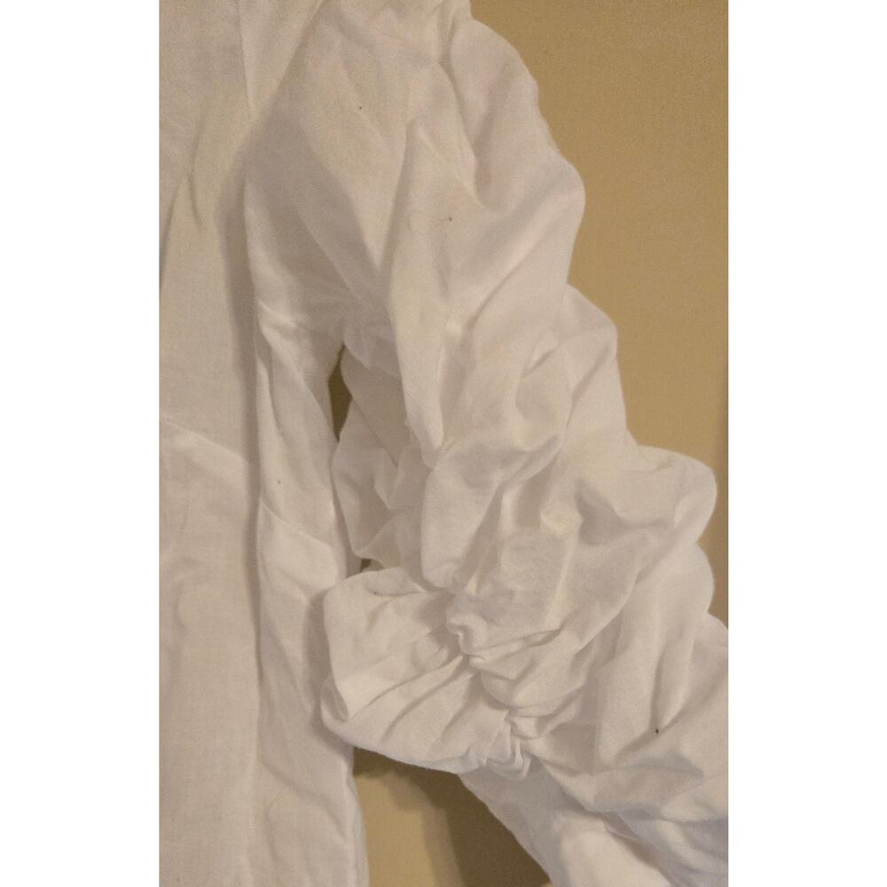 Veronica Beard Porta White Button Down Cotton Ladies Size Small Blouse - Picture 7 of 8